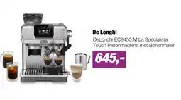 EP DeLonghi EC9455.M La Specialista Touch Pistonmachine met Bonenmaler aanbieding