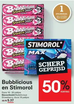 Sligro Bubblicious en Stimorol aanbieding