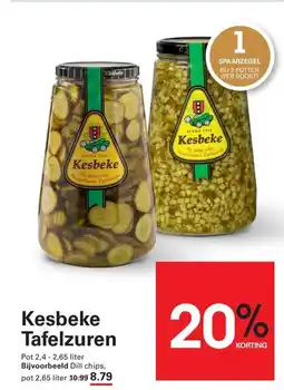 Sligro Kesbeke Tafelzuren aanbieding