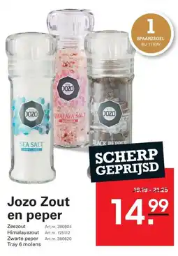 Sligro Jozo Zout en peper aanbieding