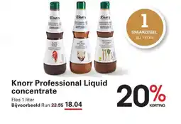 Sligro Knorr Professional Liquid concentrate aanbieding