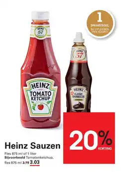 Sligro Heinz Sauzen aanbieding
