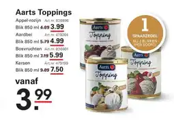 Sligro Aarts Toppings aanbieding