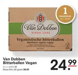 Sligro Van Dobben Bitterballen Vegan aanbieding