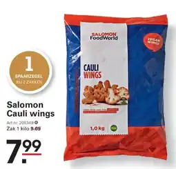 Sligro Salomon Cauli wings aanbieding