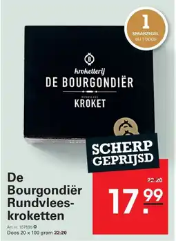 Sligro De Bourgondiër Rundvlees- kroketten aanbieding