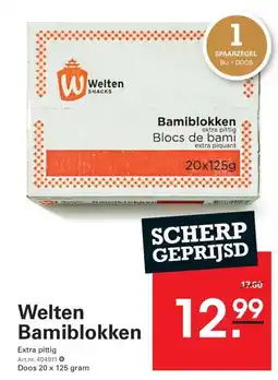 Sligro Welten Bamiblokken aanbieding