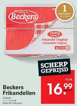 Sligro Beckers Frikandellen aanbieding