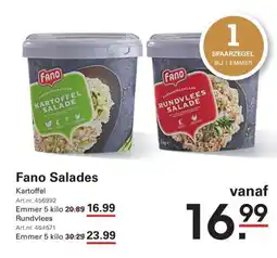 Sligro Fano Salades aanbieding