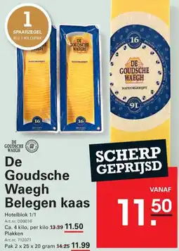 Sligro De Goudsche Waegh Belegen kaas aanbieding