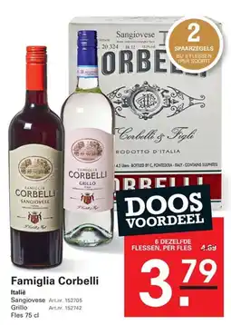 Sligro Famiglia Corbelli aanbieding