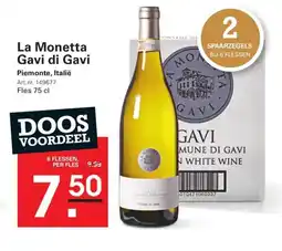 Sligro La Monetta Gavi di Gavi aanbieding