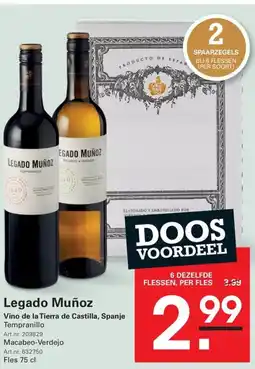 Sligro Legado Muñoz aanbieding