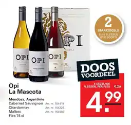 Sligro Opi La Mascota aanbieding