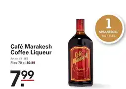 Sligro Café Marakesh Coffee Liqueur aanbieding