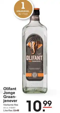 Sligro Olifant Jonge Graan- jenever aanbieding