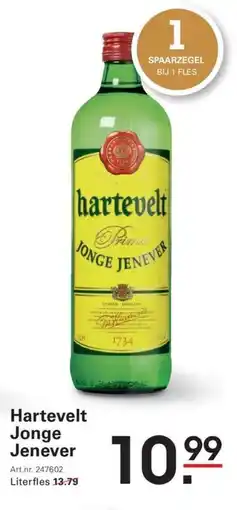 Sligro Hartevelt Jonge Jenever aanbieding