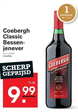 Sligro Coebergh Classic Bessen- jenever aanbieding