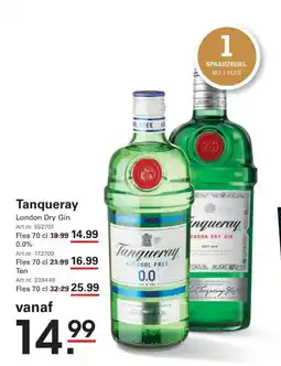 Sligro Tanqueray London Dry Gin aanbieding