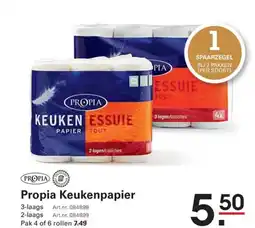 Sligro Propia Keukenpapier aanbieding