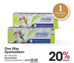 Sligro One Way Spuitzakken aanbieding