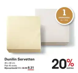 Sligro Dunilin Servetten aanbieding