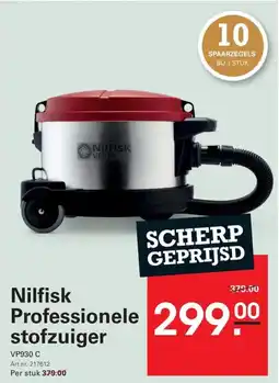 Sligro Nilfisk Professionele stofzuiger aanbieding