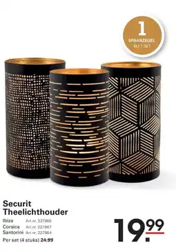 Sligro Securit Theelichthouder aanbieding