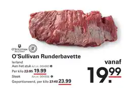 Sligro O'Sullivan Runderbavette aanbieding