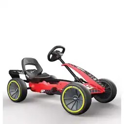 Bol.com BERG Reppy GP skelter - Soundbox Race - 2,5+ Jaar - Verstelbare Stoel - EVA Banden - Rood/Zwart aanbieding