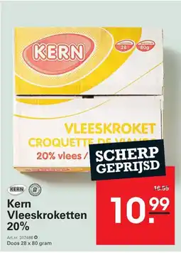 Sligro Kern Vleeskroketten 20% aanbieding
