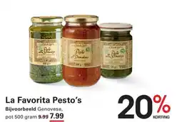 Sligro La Favorita Pesto's aanbieding
