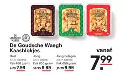 Sligro De Goudsche Waegh Kaasblokjes aanbieding