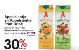 Sligro Appelsientje en Appelsientje Fruit Drink aanbieding