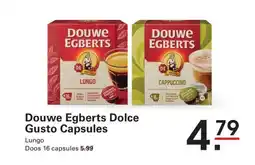 Sligro Douwe Egberts Dolce Gusto Capsules Lungo aanbieding