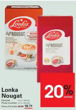 Sligro Lonka Nougat aanbieding