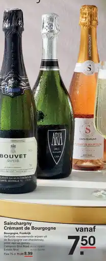 Sligro Bouvet Ladubay Sainchargny Crémant de Bourgogne aanbieding