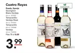 Sligro Cuatro Rayas aanbieding