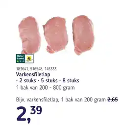 Van Hoeckel Varkensfiletlap 2 stuks 5 stuks • 8 stuks aanbieding