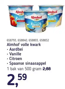 Van Hoeckel Almhof volle kwark aanbieding