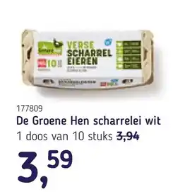 Van Hoeckel De Groene Hen scharrelei wit aanbieding