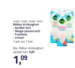 Van Hoeckel Melkan drinkyoghurt aanbieding