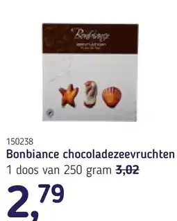 Van Hoeckel Bonbiance chocoladezeevruchten aanbieding