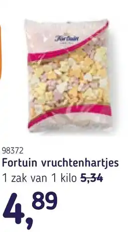 Van Hoeckel Fortuin vruchtenhartjes aanbieding