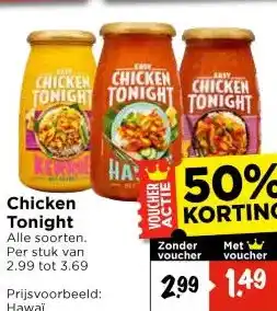 Vomar Voordeelmarkt Chicken Tonight aanbieding