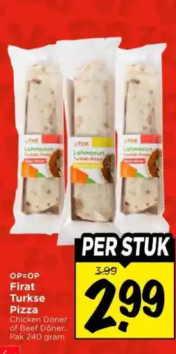 Vomar Voordeelmarkt Firat Turkse Pizza aanbieding