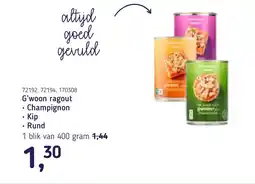 Van Hoeckel G'woon ragout aanbieding