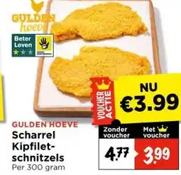 Vomar Voordeelmarkt GULDEN HOEVE Scharrel Kipfilet- schnitzels aanbieding