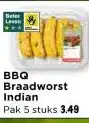 Vomar Voordeelmarkt BBQ Braadworst Indian aanbieding