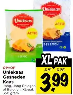 Vomar Voordeelmarkt Uniekaas Gesneden Kaas aanbieding
